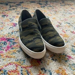 Steve Madden Camo Slip Ons